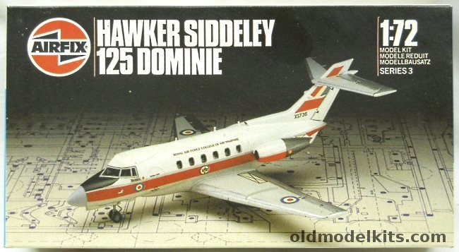 Airfix 1/72 HS 125 Dominie (DH-125 HS-125 Bae-125) Hawker, 903009 plastic model kit